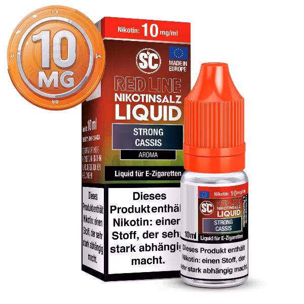 SC - Red Line - Strong Cassis - Nikotinsalz Liquid 10 mg/ml
