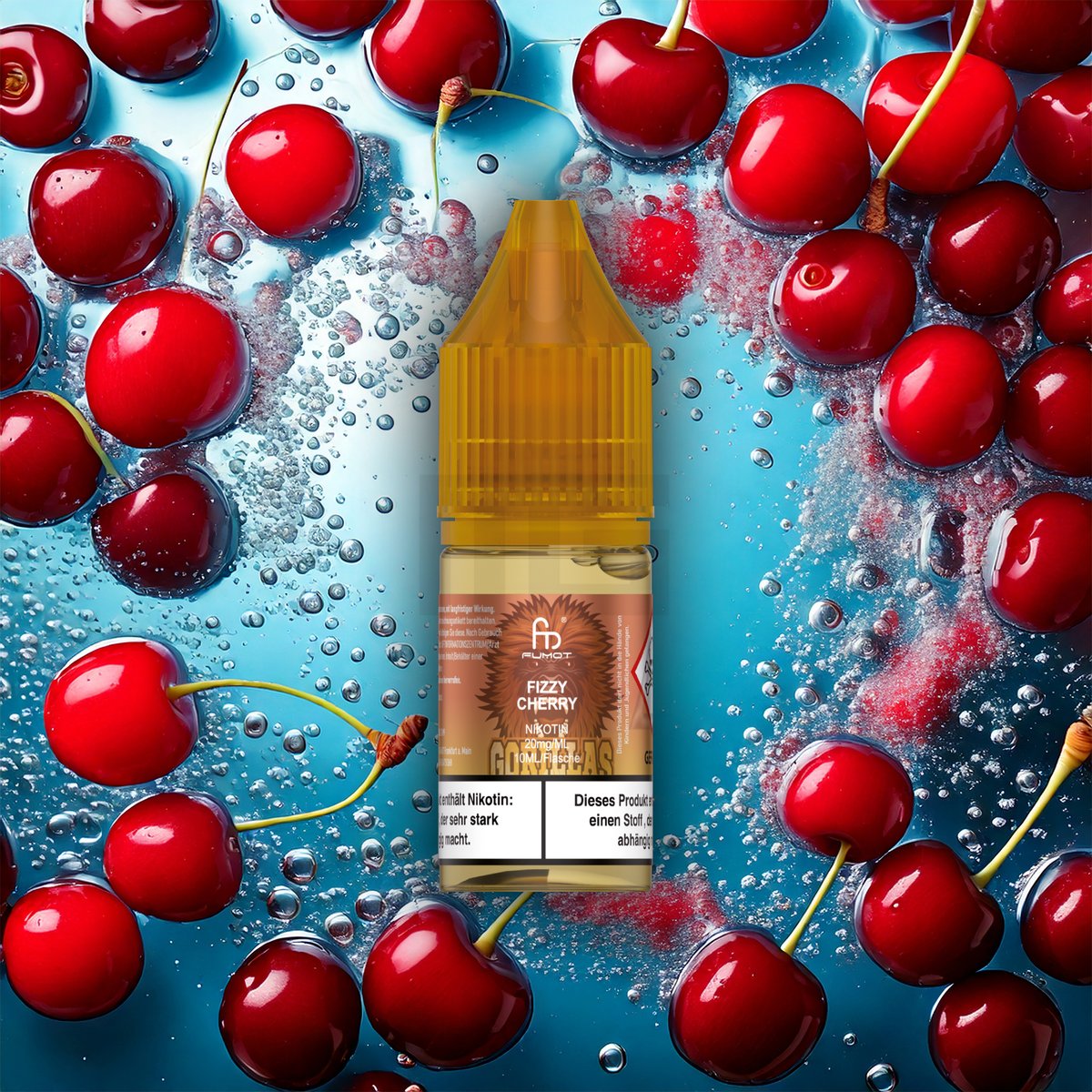 RandM - Tornado - Nikotinsalz-Liquid - 10ml - Fizzy Cherry | Nikotinsalz-Stärke : 20mg