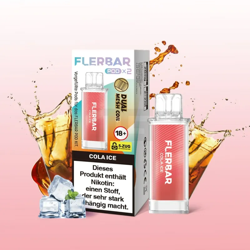 Flerbar Prefilled Pod - Cola Ice - 20mg - 2er Pack