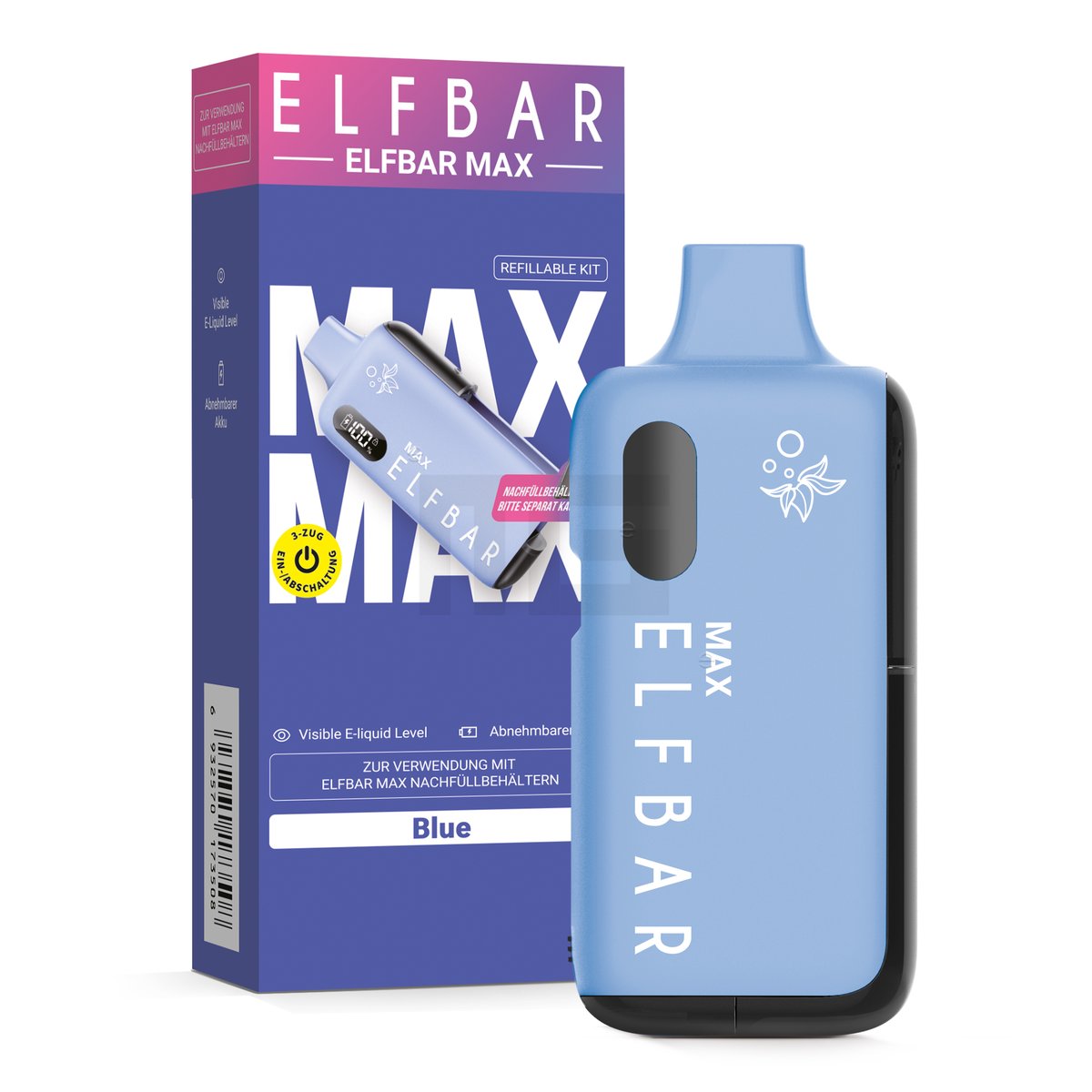 ELFBAR - MAX - Nachfüllbares Gerät - CP - Blue