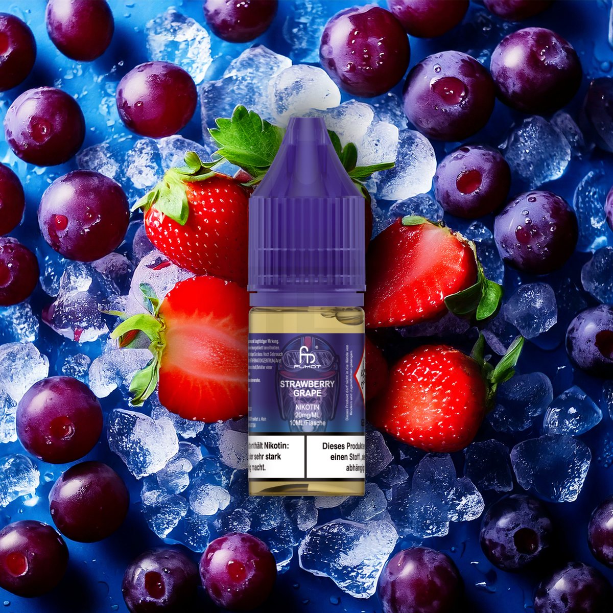 RandM - Tornado - Nikotinsalz-Liquid - 10ml - Strawberry Grape | Nikotinsalz-Stärke : 20mg