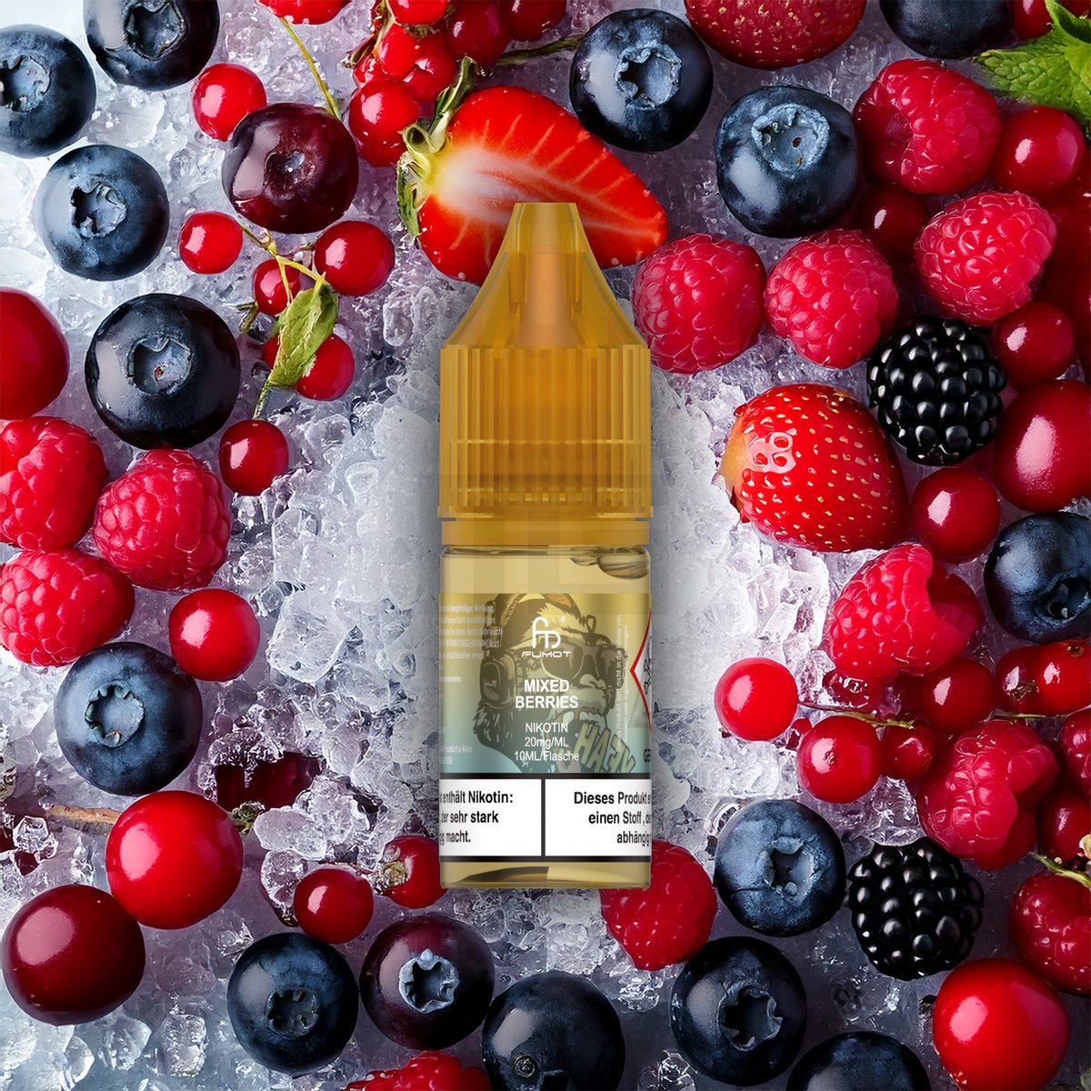RandM - Tornado - Nikotinsalz-Liquid - 10ml - Mixed Berries | Nikotinsalz-Stärke : 10mg