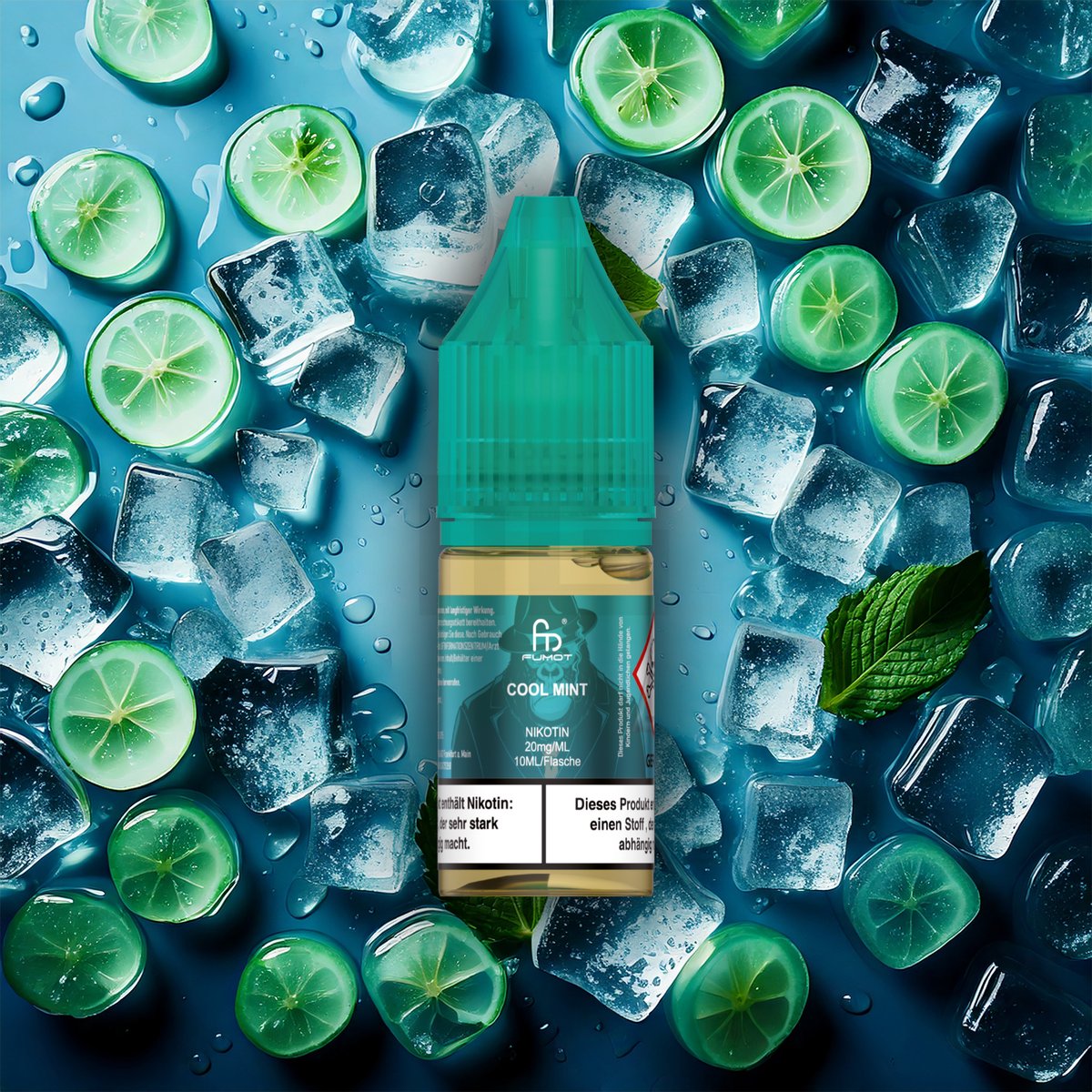 RandM - Tornado - Nikotinsalz-Liquid - 10ml - Cool Mint | Nikotinsalz-Stärke : 10mg