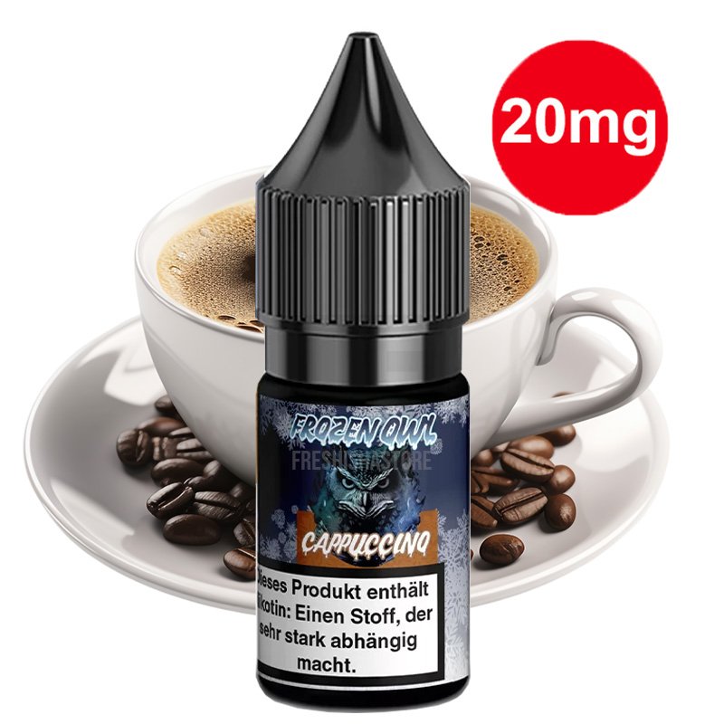 Frozen OWL - Cappuccino - Nikotinsalz Liquid - 10ml - 20mg