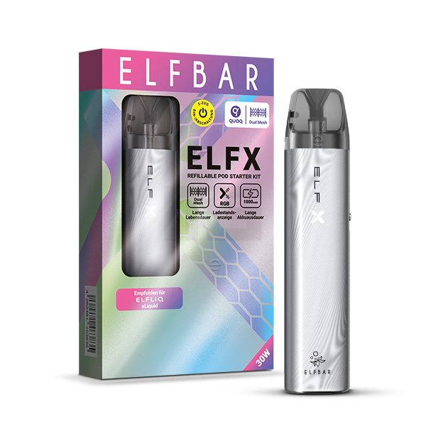 Elfbar - ELFX - Pod Kit - Silver - CP