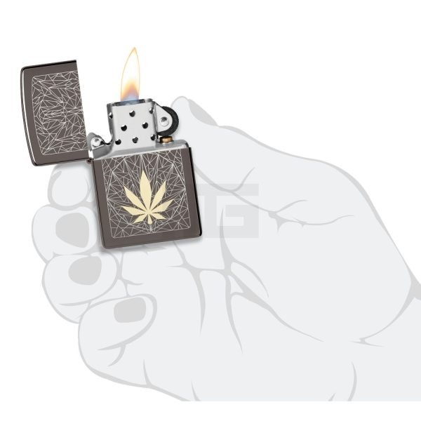 Zippo - Benzinfeuerzeug - Cannabis Design