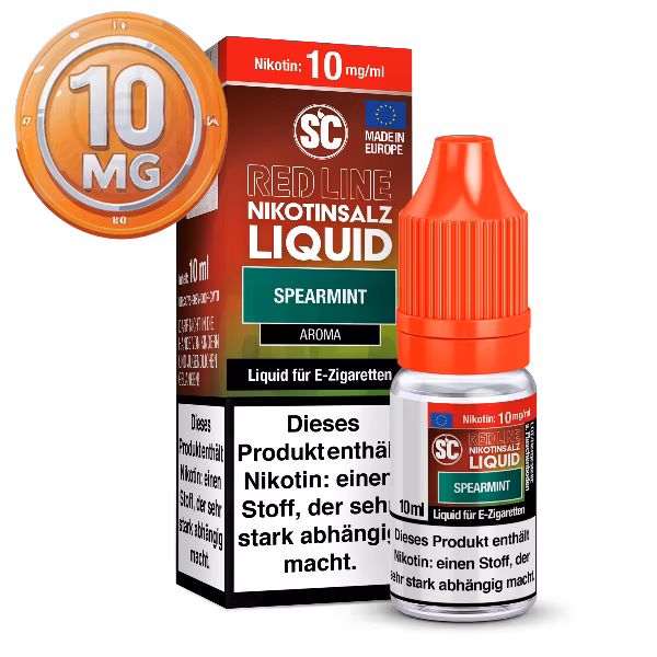 SC - Red Line - Spearmint - Nikotinsalz Liquid 10 mg/ml