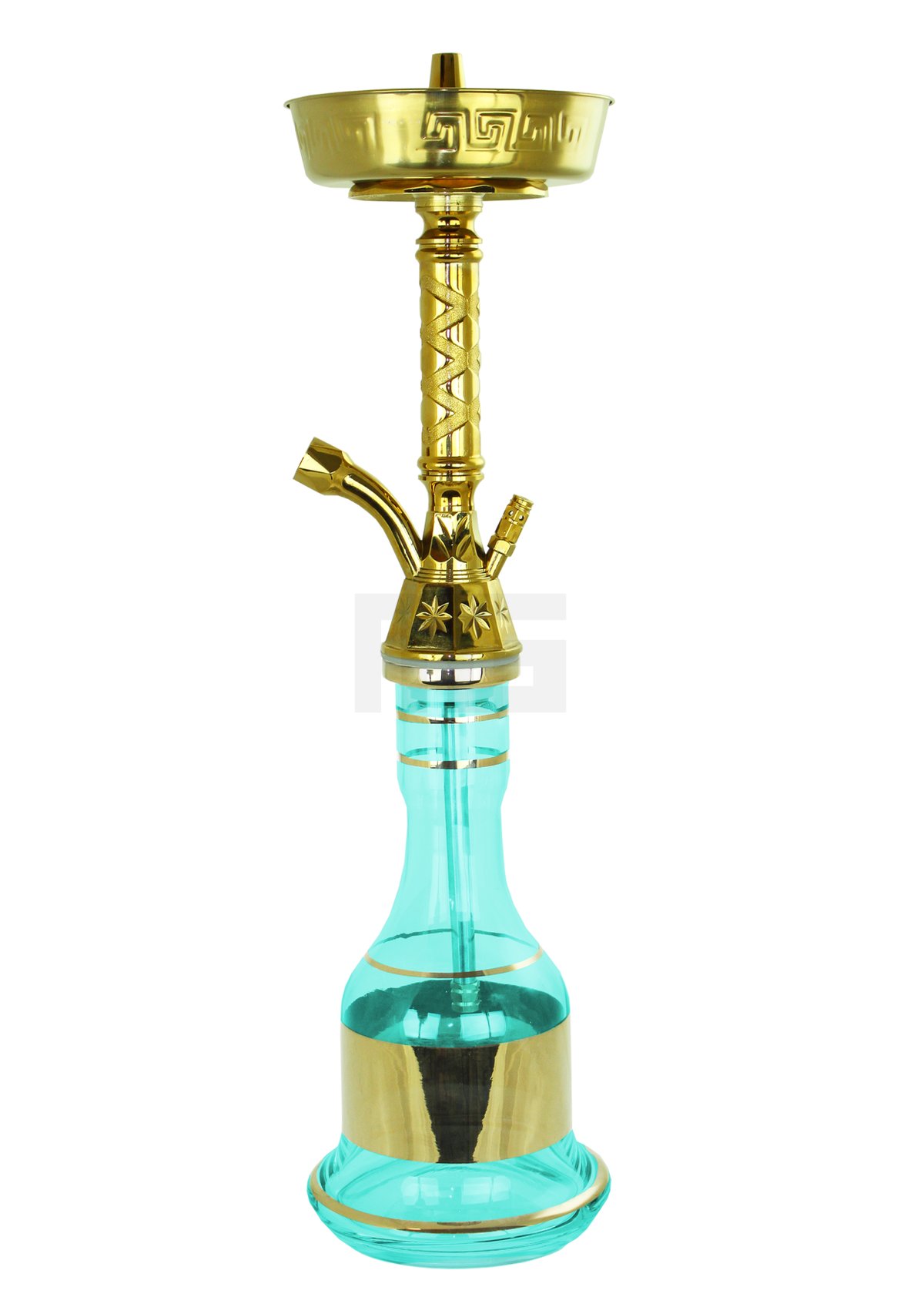 Shizu Shisha - Tradizio Gold - Komplett-Set - KM03 - Blue