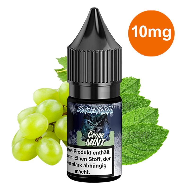 Frozen OWL - Grape Mint - Nikotinsalz Liquid - 10ml - 10mg