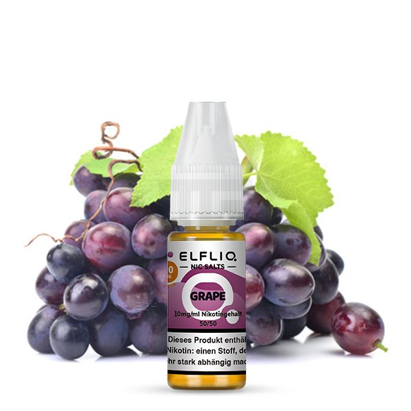 Elfbar - ElfLiq - 10ml - Grape | Nikotinsalz-Stärke : 10mg Elfbar - ElfLiq - 10ml - Grape | Nikotinsalz-Stärke : 10mg