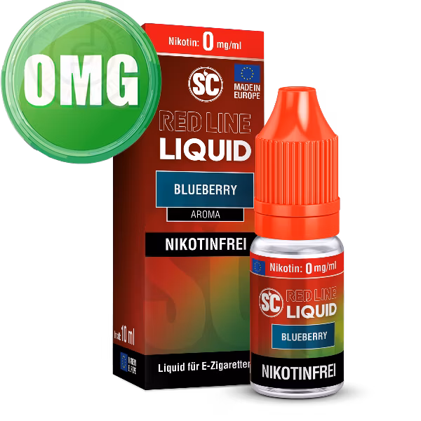 SC - Red Line - Blueberry - Nikotinsalz Liquid - 10ml - 0mg
