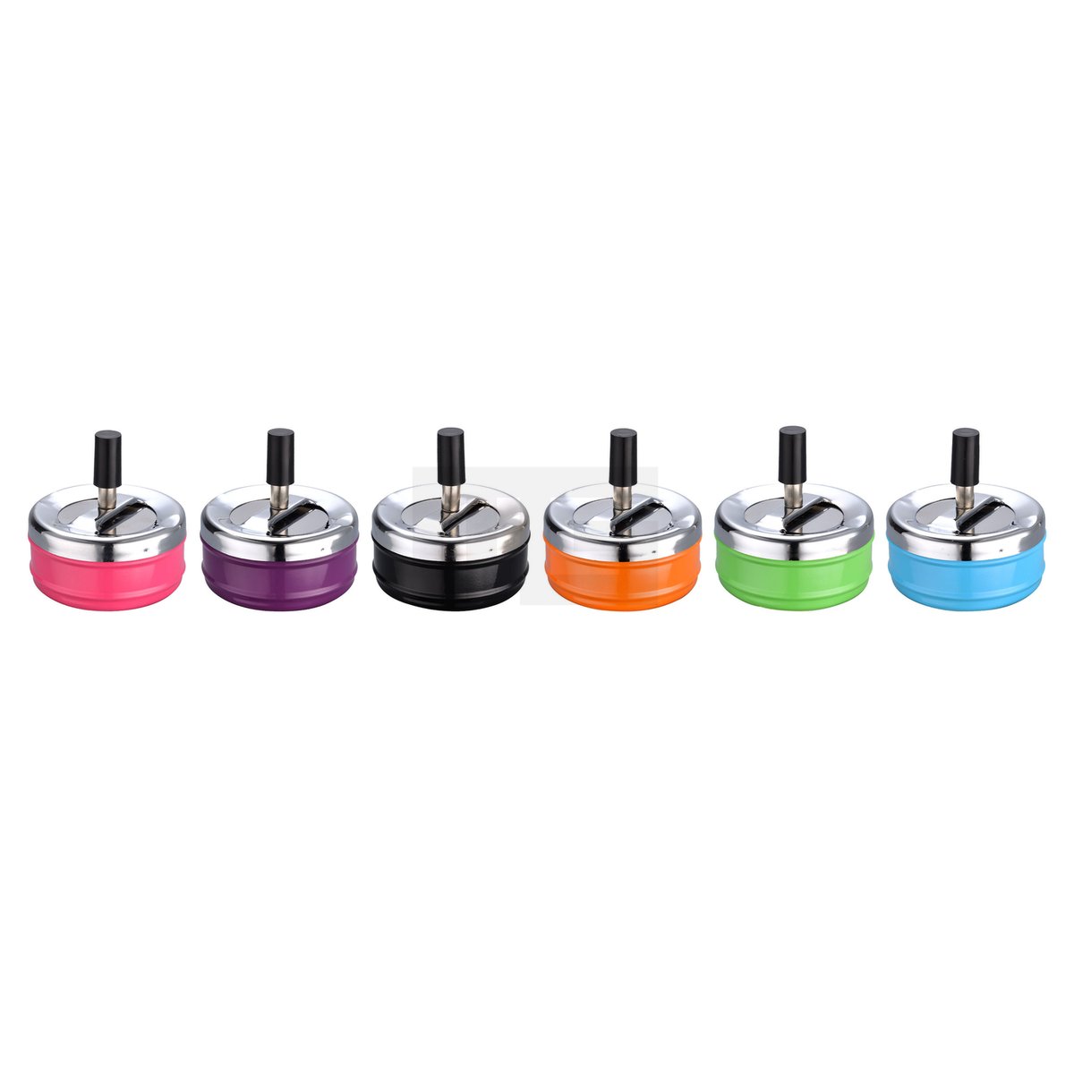 CHAMP HIGH - COLORFUL Push Aschenbecher - 9 cm - Black