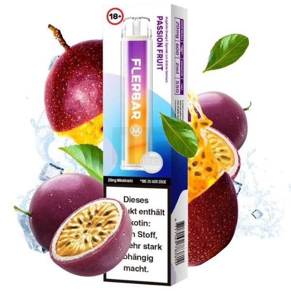 Flerbar - Einweg Vape - Passion Fruit - 20mg