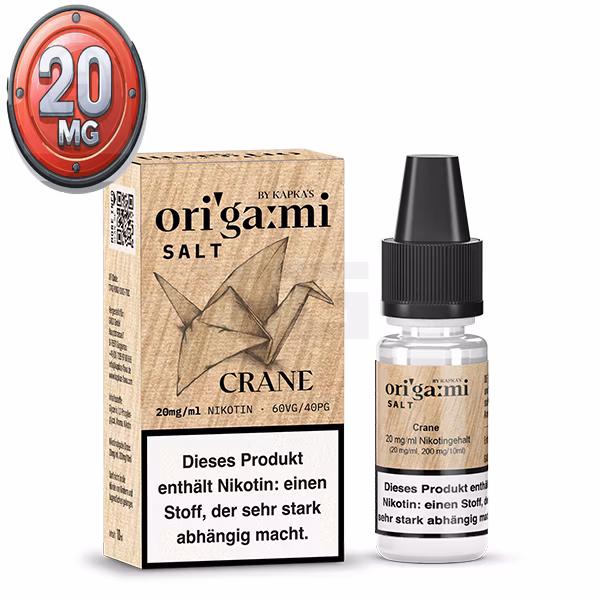 ✳️ ORIGAMI by Kapka's Crane Nikotinsalz Liquid 10ml 20mg ✴️