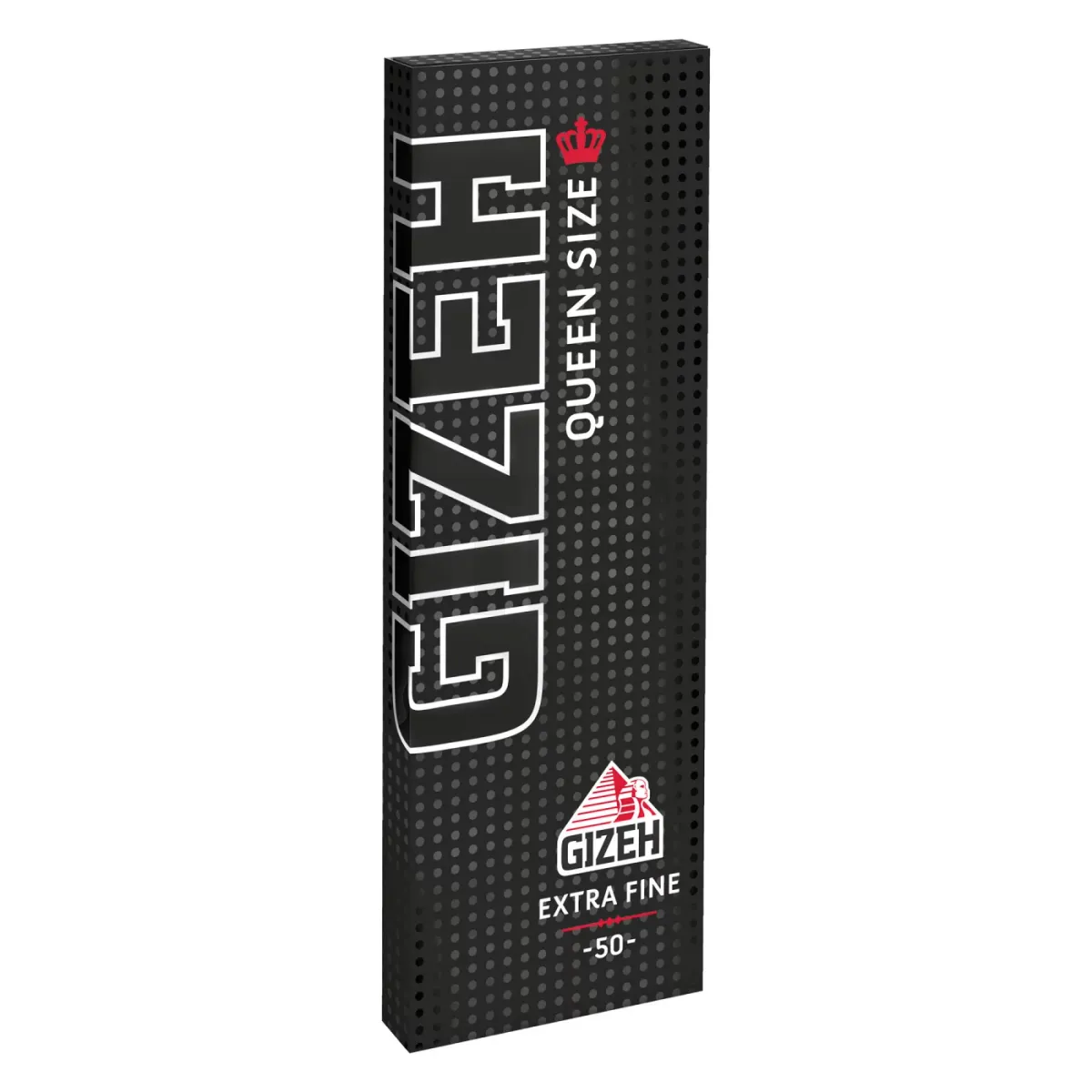 Gizeh - BLACK - Queen Size - Blättchen + Tips - Magnetverschluss - 34 Blättchen
