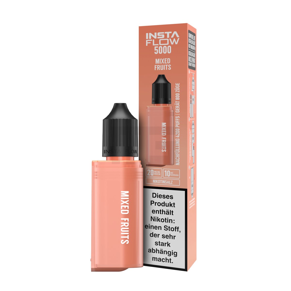 INSTAFLOW 5000 - Nachfülbehälter - Mixed Fruits - 10ml - 20mg