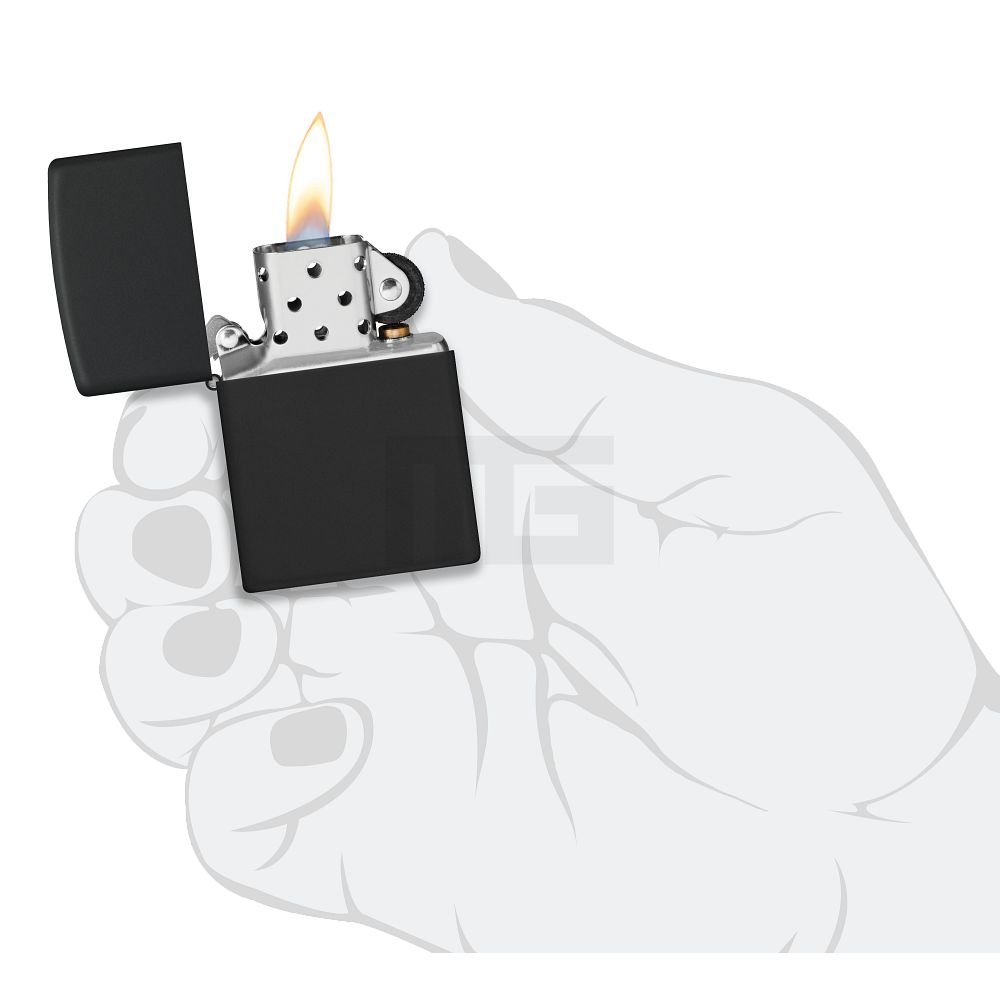 Zippo - Benzinfeuerzeug - BLACK MATTE