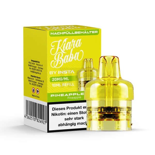 KIARABABA - Nachfülltank - 10ml - Pineapple Pop KIARABABA - Nachfülltank - 10ml - Pineapple Pop