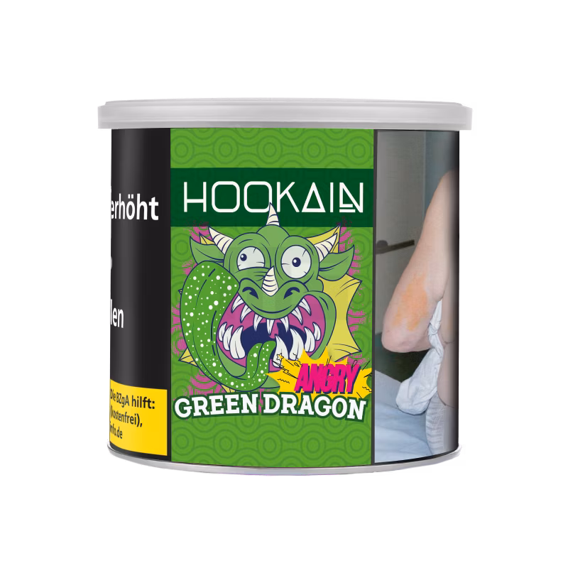 Hookain Tobacco - Angry Green Dragon - 200g - TT - B2B