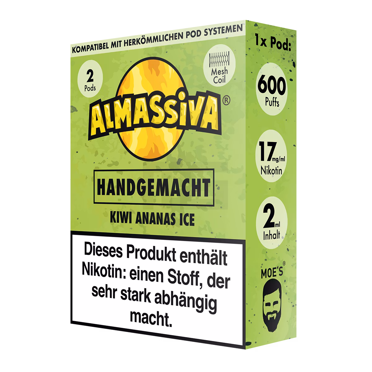 Al Massiva - Prefilled Pod - 2ml - 2er Pack - Handgemacht