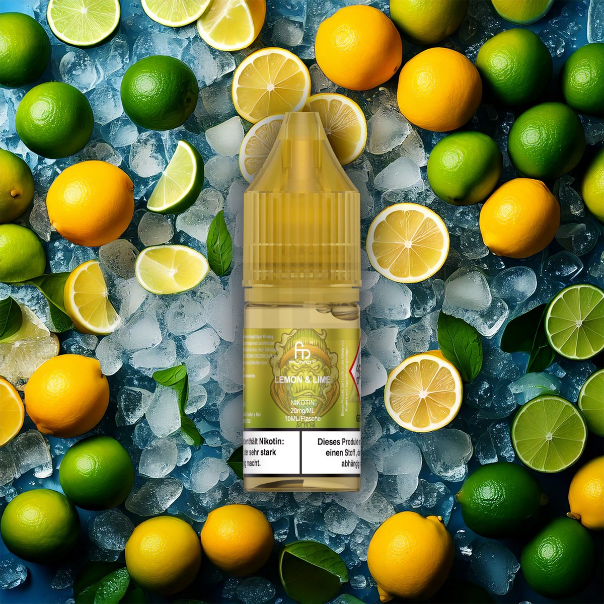 RandM - Tornado - Nikotinsalz-Liquid - 10ml - Lemon Lime | Nikotinsalz-Stärke : 10mg