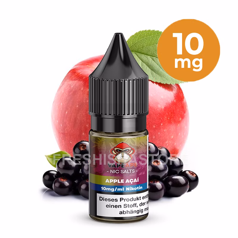 VapeApe - Apple Acai - Nikotinsalz-Liquid - 10ml - 10mg