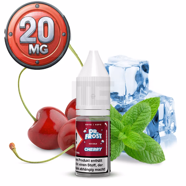 Dr. Frost - Ice Cold Cold Cherry - Nikotinsalz Liquid 10ml 20mg 