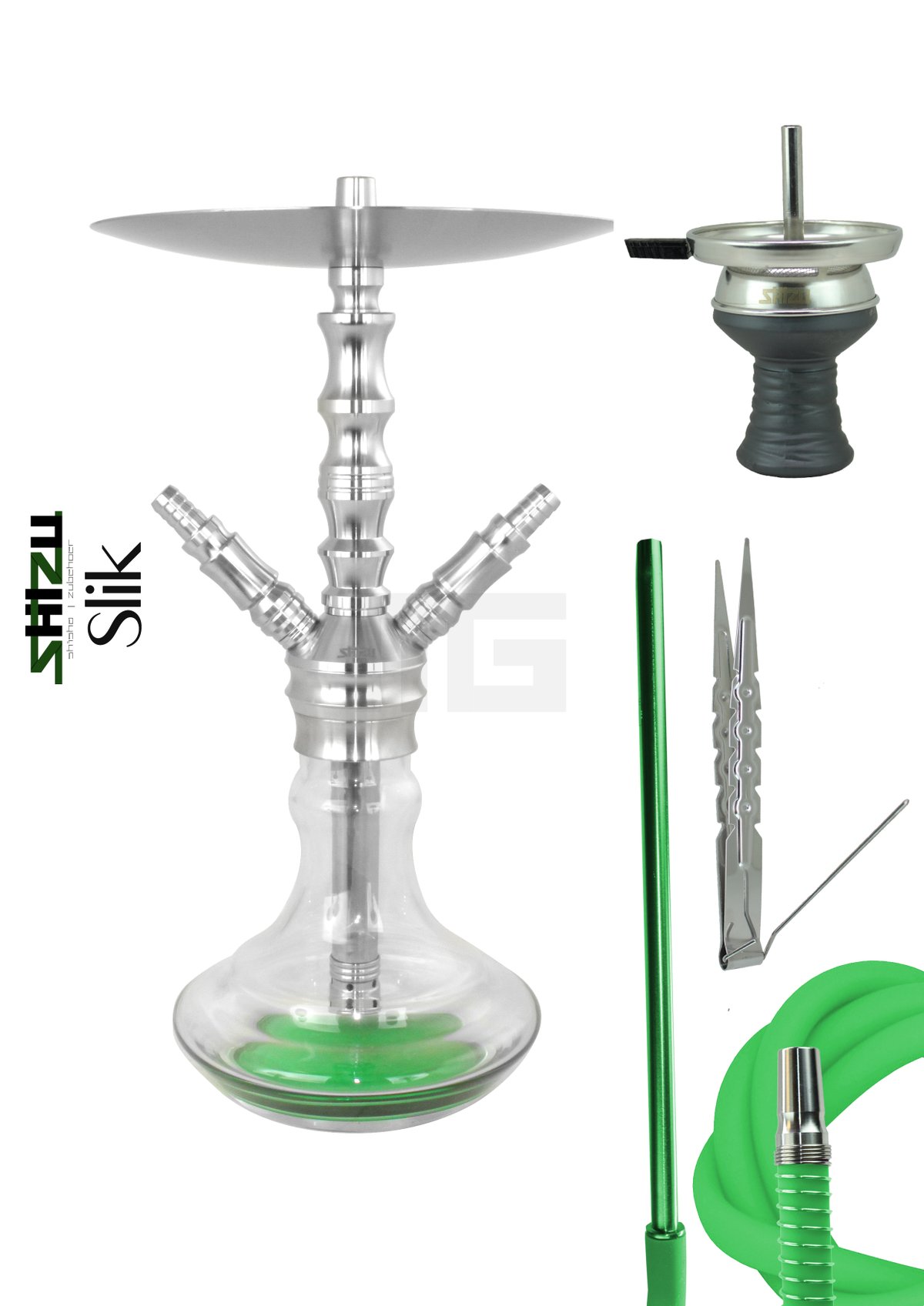 Shizu Shisha - Slik L911 - Green