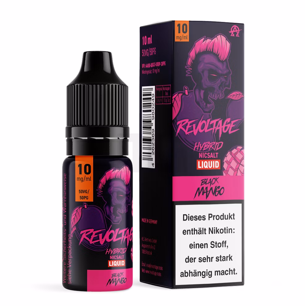 Revoltage - Black Mango - Nikotinsalz Liquid - 10ml - 10mg