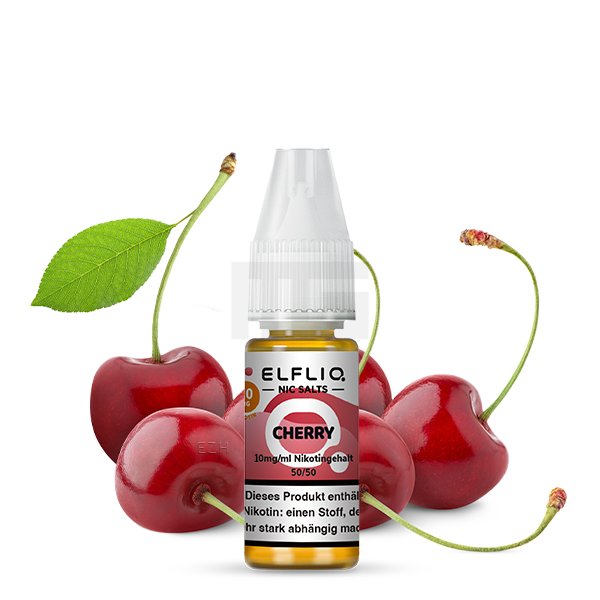 Elfbar - ElfLiq - 10ml - Cherry | Nikotinsalz-Stärke : 10mg