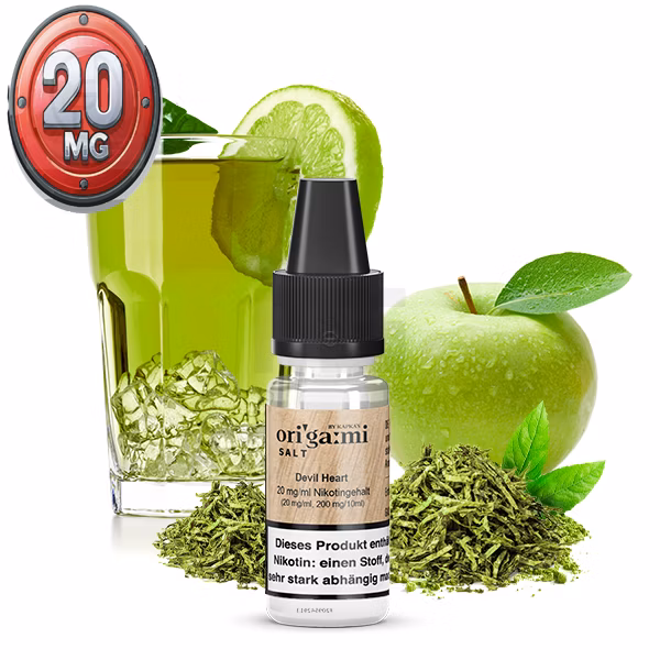 ✳️ ORIGAMI by Kapka's Devil Heart Nikotinsalz Liquid 10ml 20mg ✴️