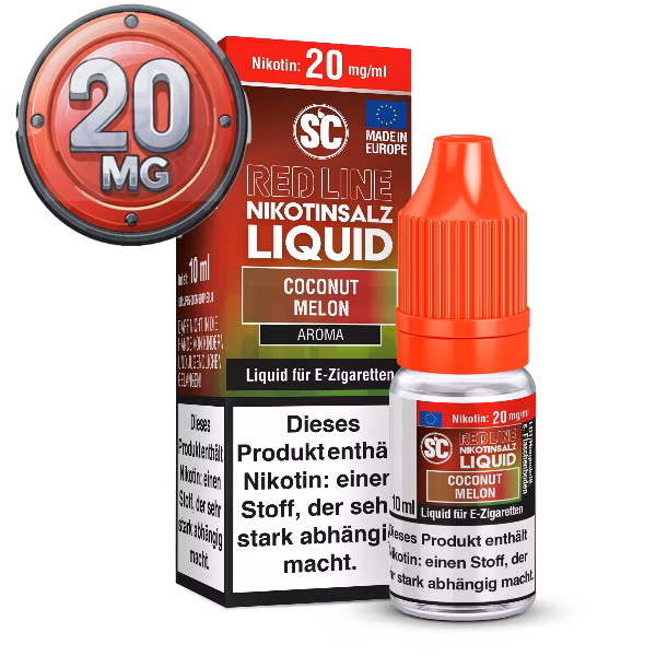 SC - Red Line - Coconut Melon - Nikotinsalz Liquid - 10ml - 20mg