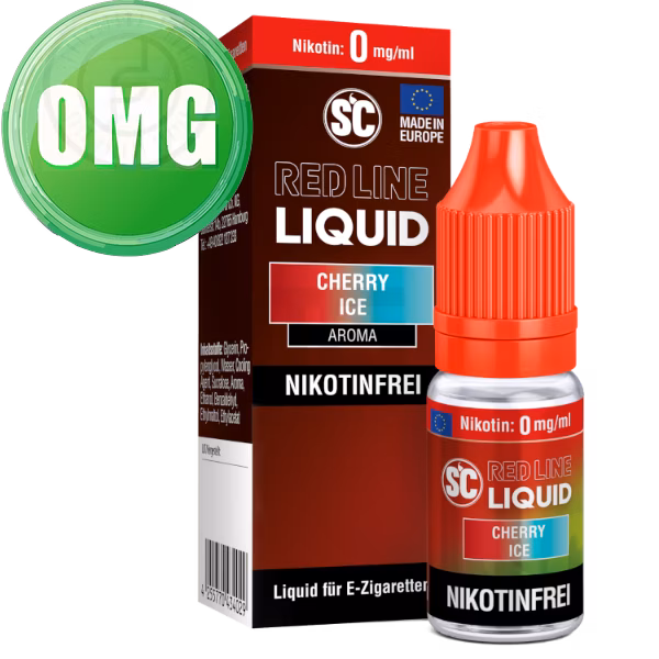 SC - Red Line - Cherry Ice - Nikotinsalz Liquid - 10ml - 0mg