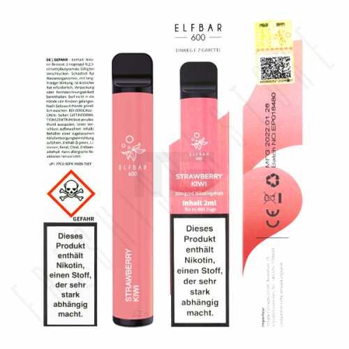 Elf Bar 600 - Strawberry Kiwi