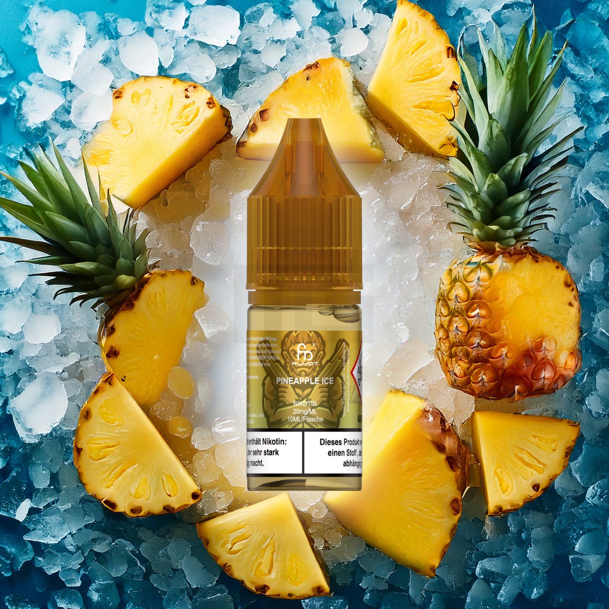 RandM - Tornado - Nikotinsalz-Liquid - 10ml - Pineapple Ice | Nikotinsalz-Stärke : 10mg