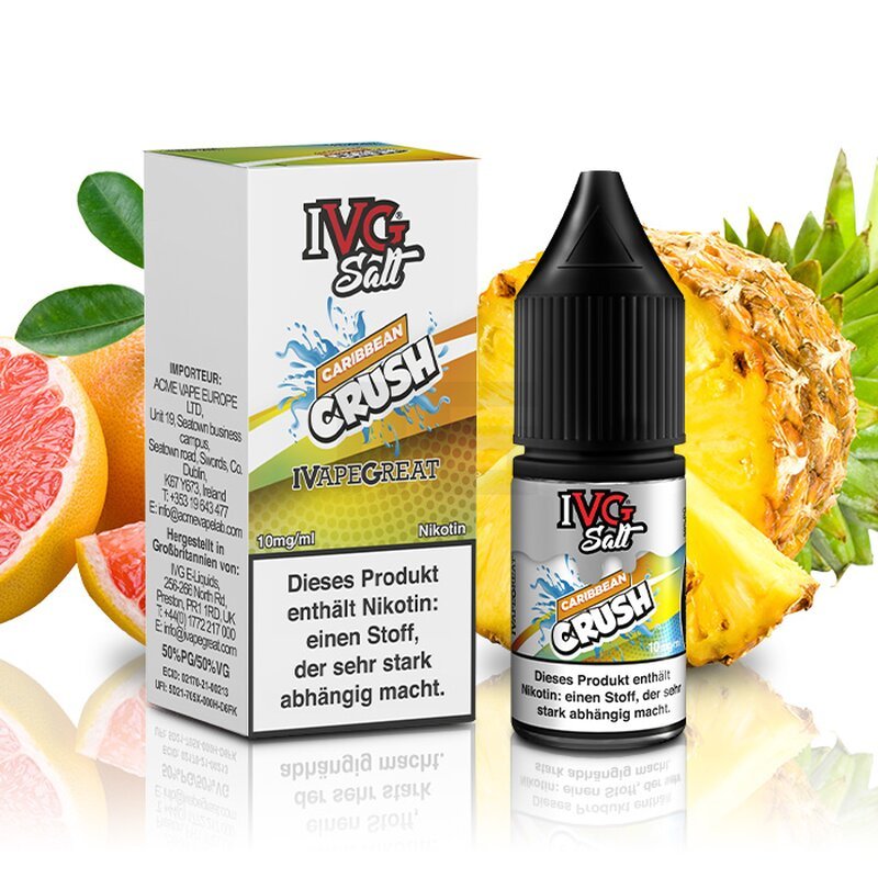 IVG - Salt - Caribbean Crush - Nikotinsalz-Liquid - 10ml