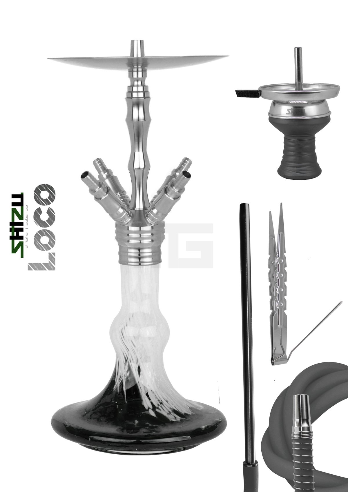 Shizu Shisha - Loco L907 - Black