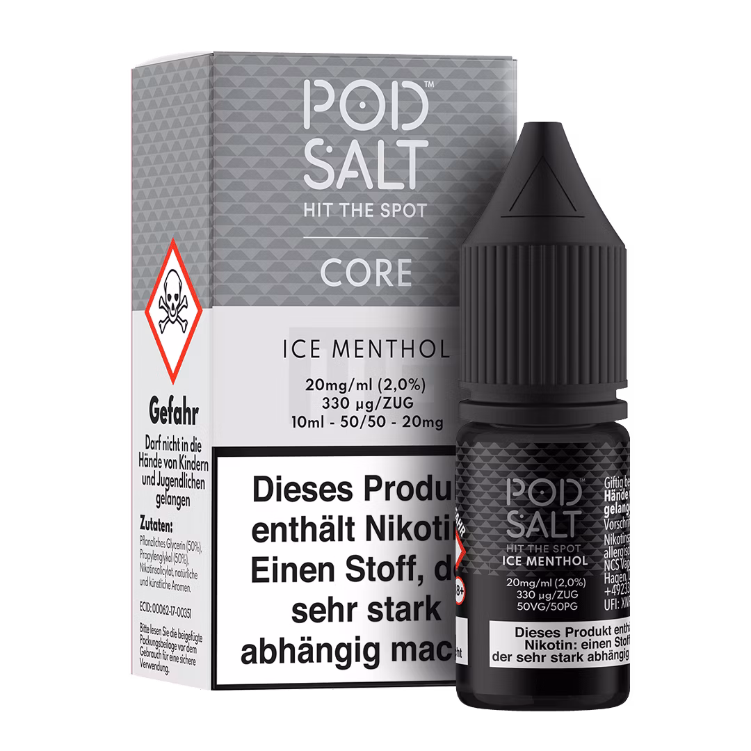 Pod Salt - Core - Ice Menthol - Nikotinsalz-Liquid - 10ml - 20mg