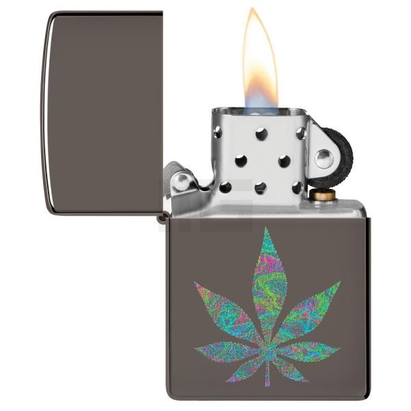 Zippo - Benzinfeuerzeug - Funky Cannabis Design