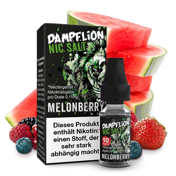 Dampflion - Intense - Melonberry - Nikotinsalz Liquid - 10ml - 10mg