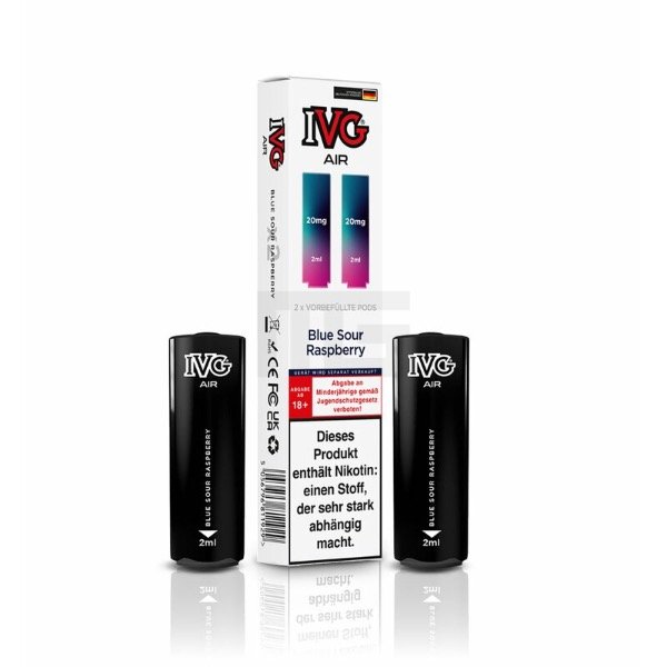 IVG - AIR - Prefilled Pod - Blue Sour Raspberry - 2ml - 2er Pack