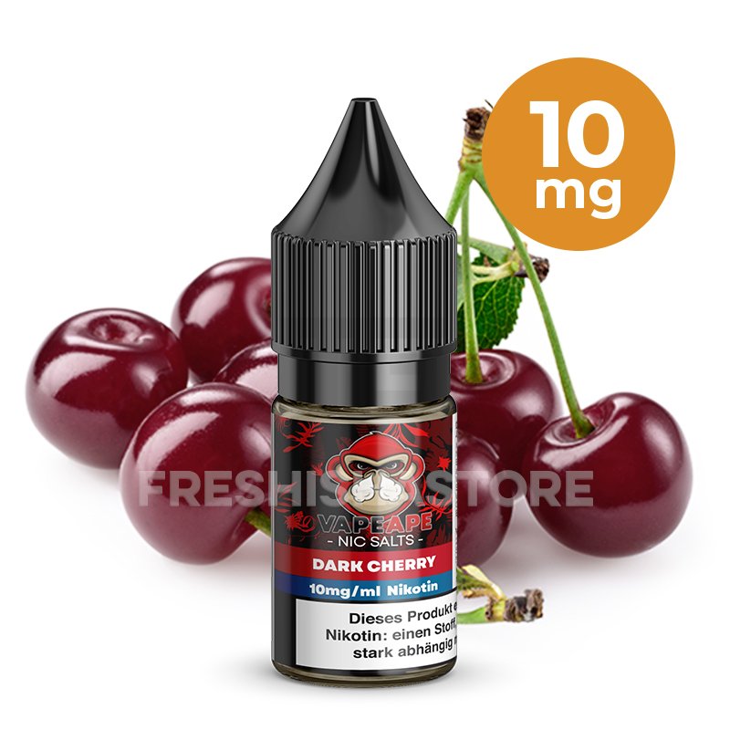 VapeApe - Dark Cherry - Nikotinsalz-Liquid - 10ml - 10mg