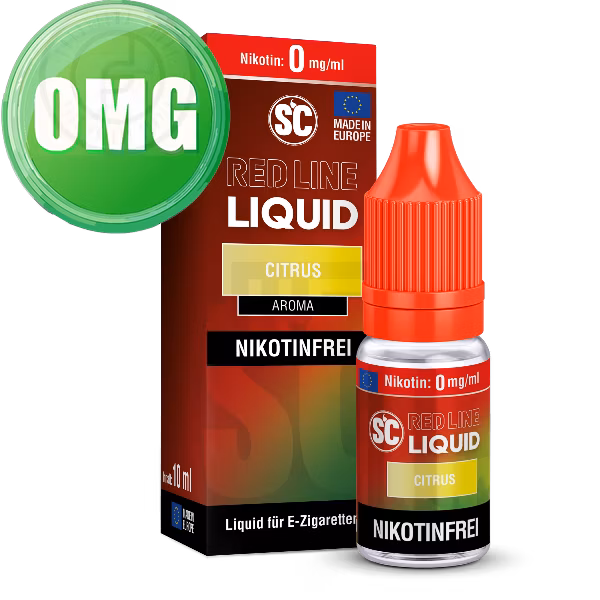 SC - Red Line - Citrus - Nikotinsalz Liquid - 10ml - 0mg