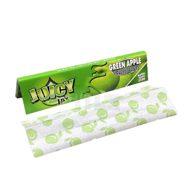 Juicy Jay´s - King Size - Slim Papers - Green Apple - 32 Blättchen