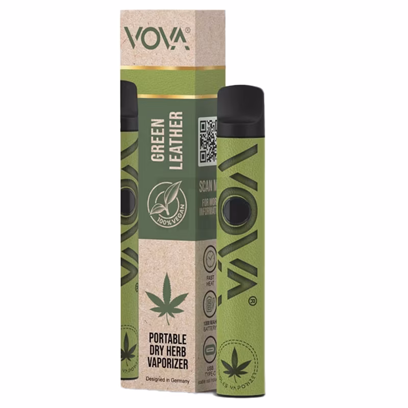 VOVA - Vaporizer - Green Leather