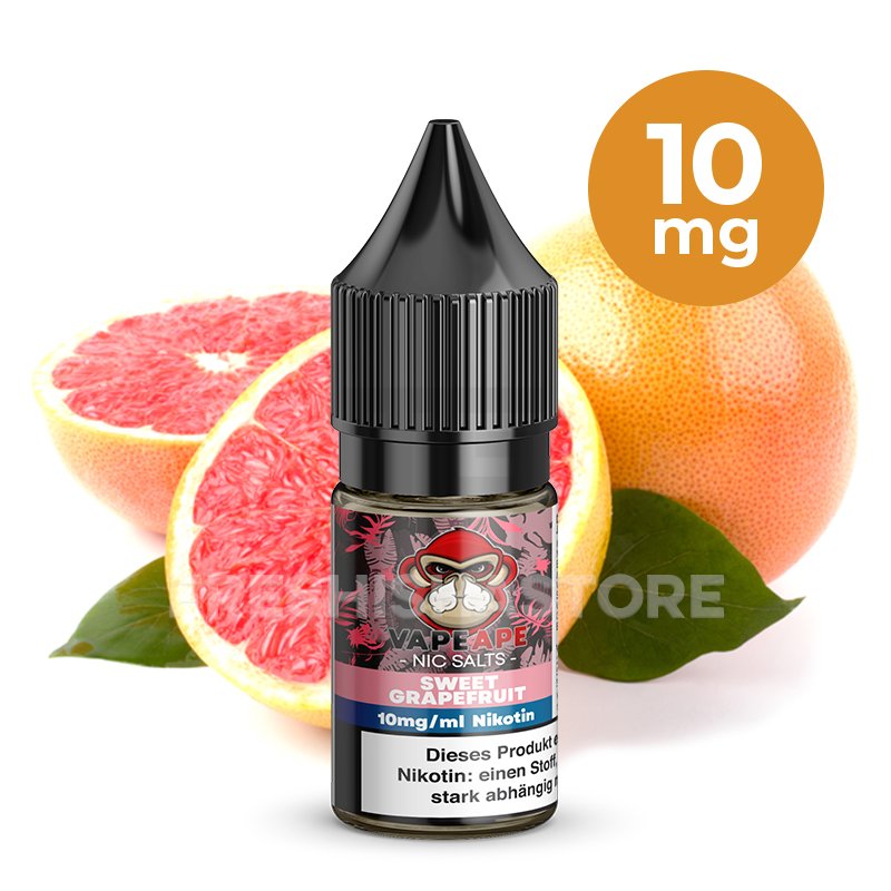 VapeApe - Sweet Grapefruit - Nikotinsalz-Liquid - 10ml - 10mg