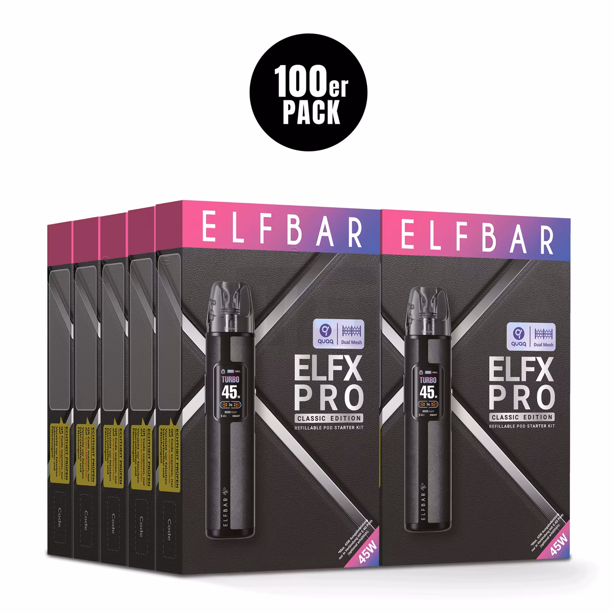 Elfbar - ELFX Pro - Pod Kit - CP - Black