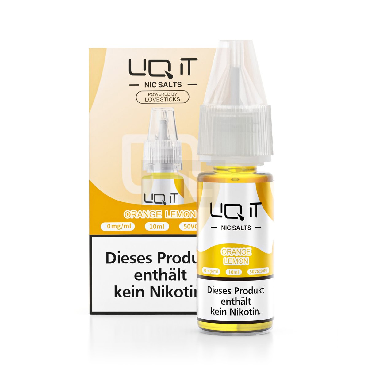 LIQ IT - Nikotinsalz-Liquid - 10ml - Orange Lemon - 0mg