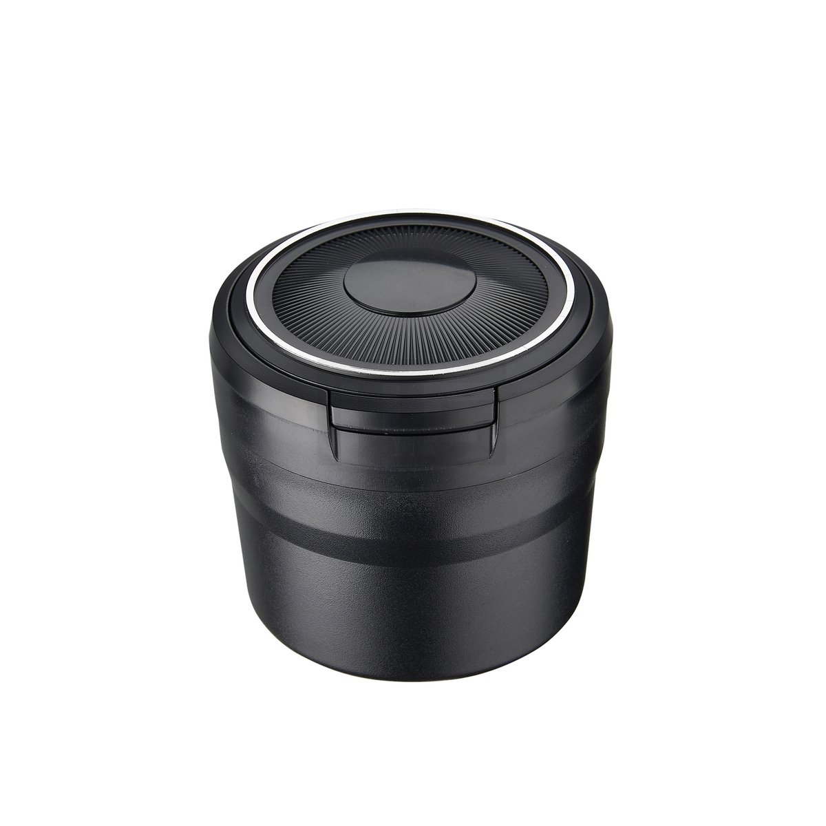 CHAMP ROUND – Aschenbecher mit LED-Licht - Black