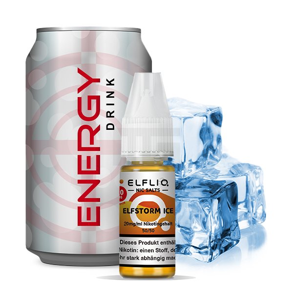 Elfbar - ElfLiq - 10ml - Elfstorm Ice | Nikotinsalz-Stärke : 20mg